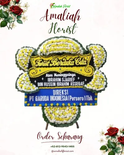 Papan Bunga Duka di Balai Gadang